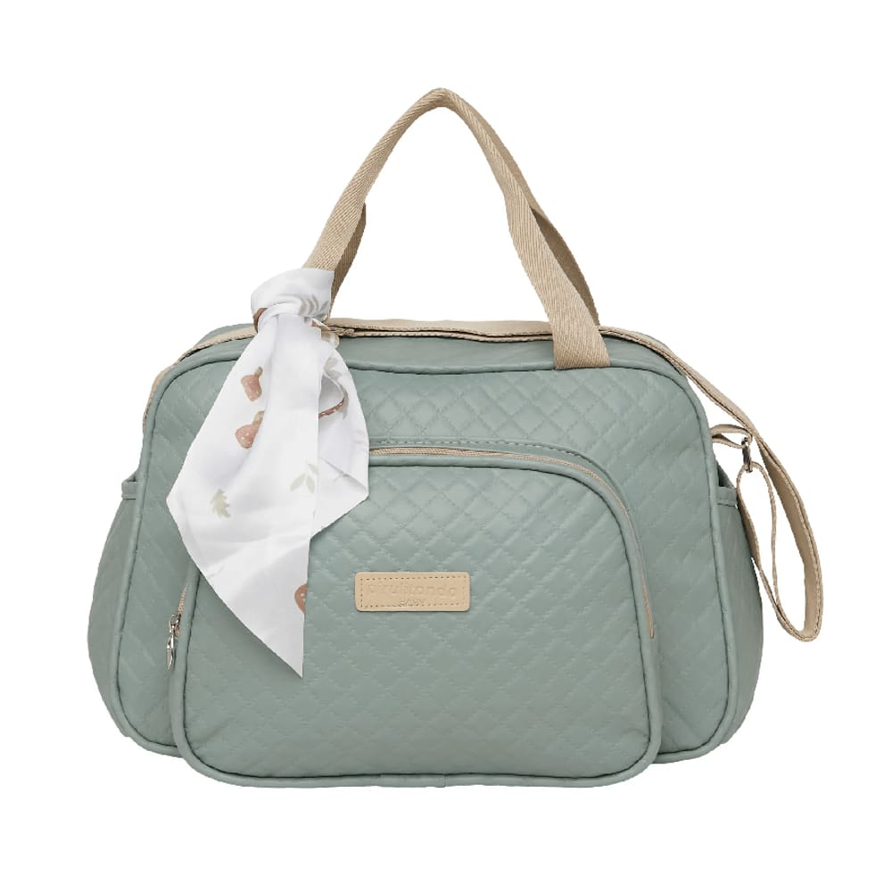 Bolsa Maternidade Grande Pirulitando Baby Semear Verde