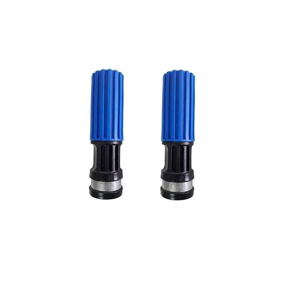 2 Bico Esguicho Regulavel Lava Ap Jactoclean 1/2 2,5Mm Azul