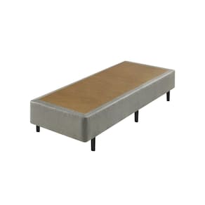 Base Box Solteiro Liso 96x203x40cm Somiê Ecoflex Cinza