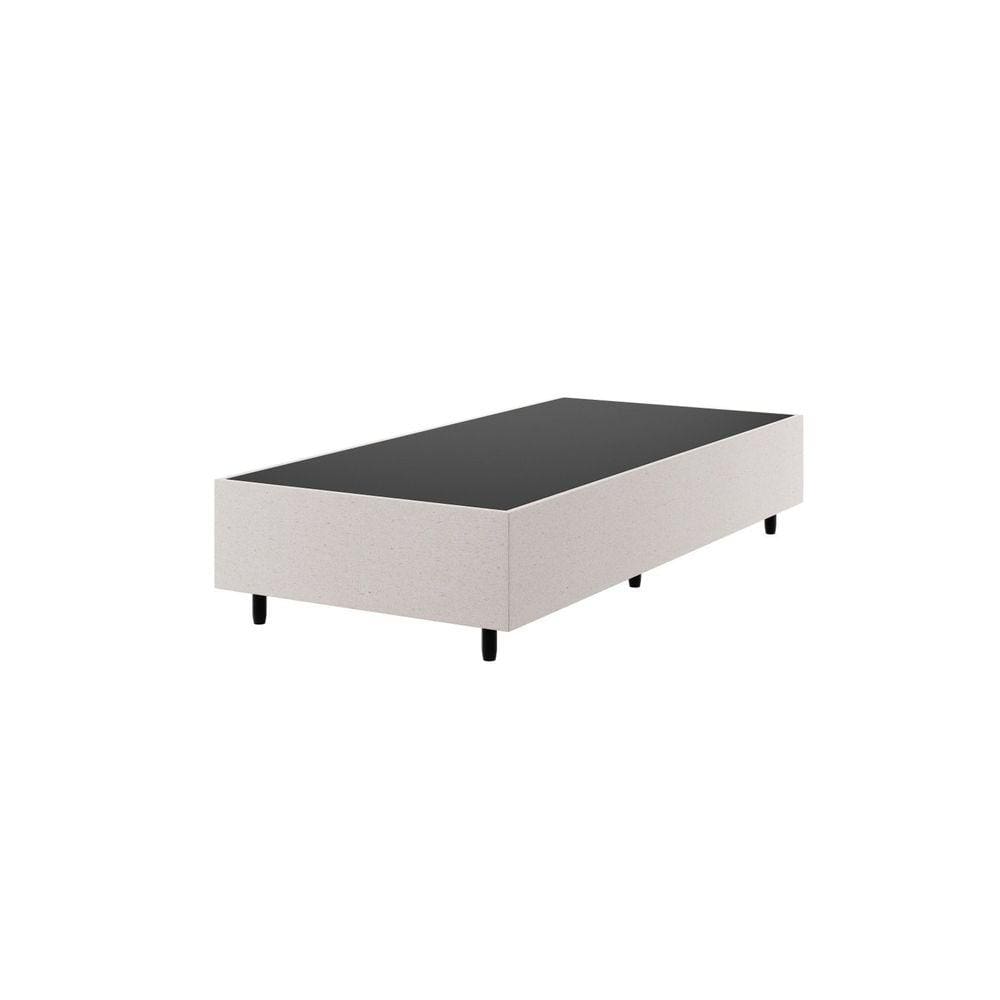 Base Box Solteiro Zeus Viero 25x88x188cm Amendoa