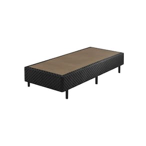 Somiê ECO Bordado Solteiro 120x198x40cm Ecoflex Preto
