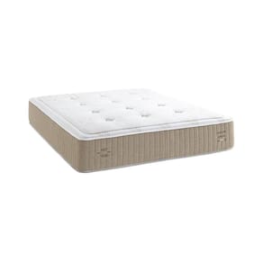 Colchão Queen Molas Maxspring 158x198x32cm One Side Pillow Munique Herval Bege/Branco