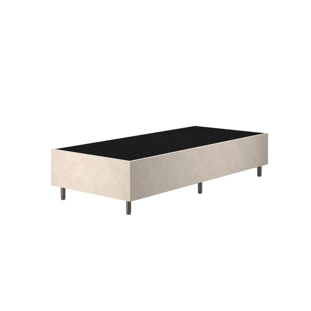 Cama Box Solteiro Creme Black Friday Pontofrio