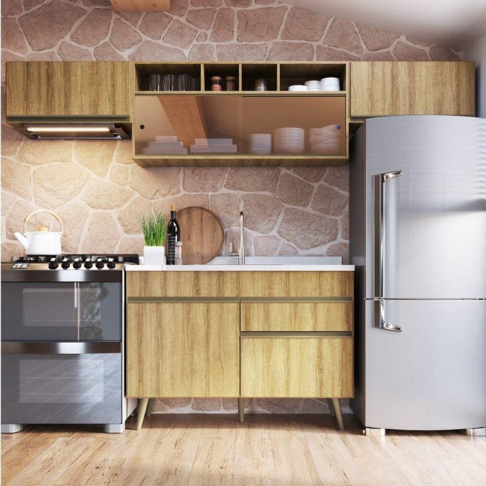 Cozinha Completa 4 Peças 6 Portas 1 Gaveta One Gralar Teka