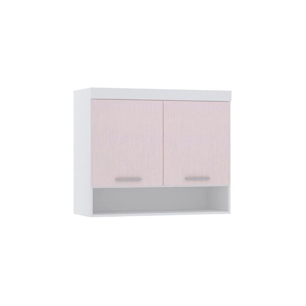 Armário Aéreo Maleiro Modulado 97cm 2 Portas Alpes Luciane Móveis