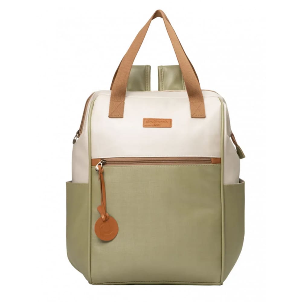 Mochila Grande Maternidade Pirulitando Baby Petit Verde