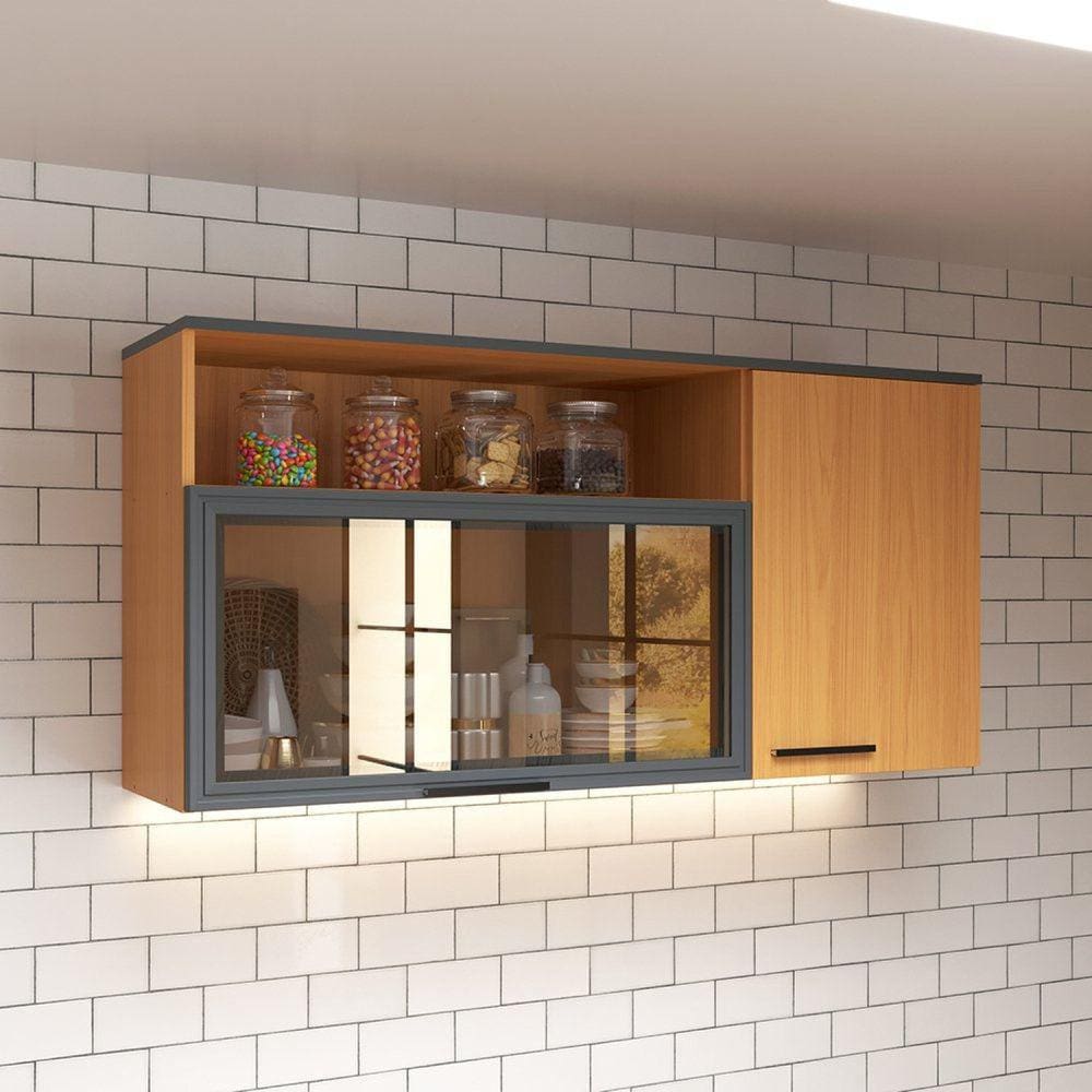 Armário de Cozinha Aéreo 2 Portas Barbara Móveis Sul Angelin