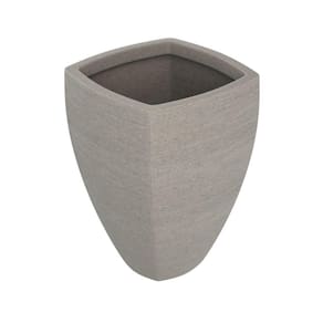 Vaso de Planta Trapezoidal 50x50cm Polietileno sem Prato Fibrarte Bege Stone