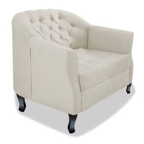 Poltrona Julia A02 Corano - Adj Decor Cor Bege