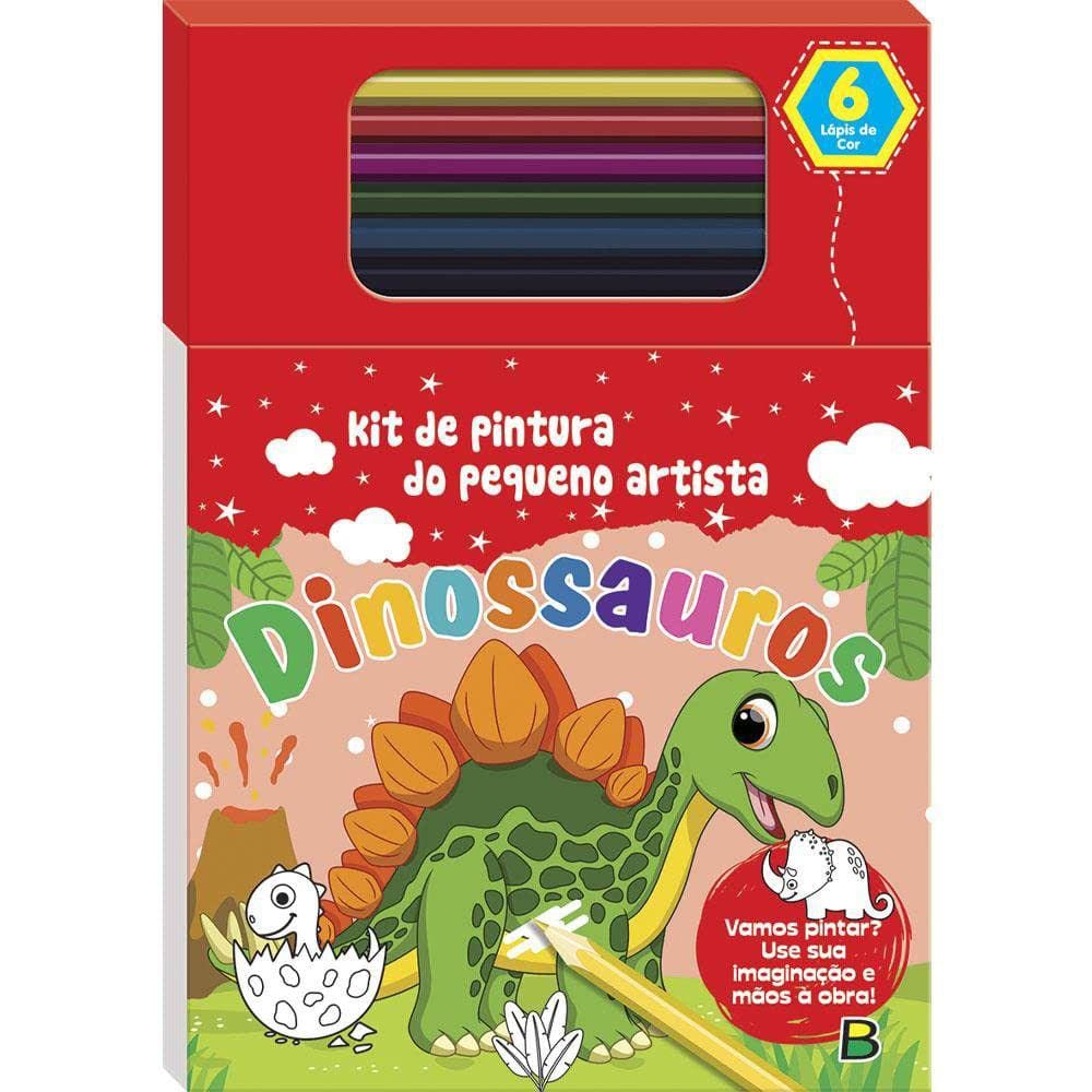 Kit De Pintura Do Pequeno Artista - Dinossauros