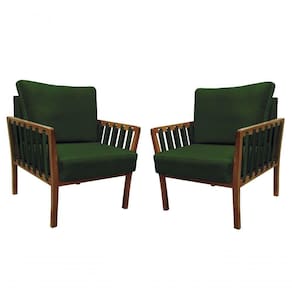 Kit 2 Poltronas Luxo Califórnia 0130 Verde Musgo