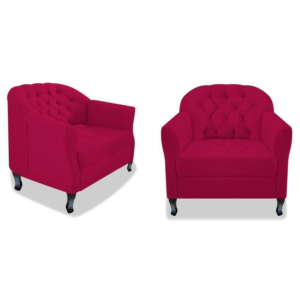 Kit Namoradeira E Poltrona Julia A02 Pink