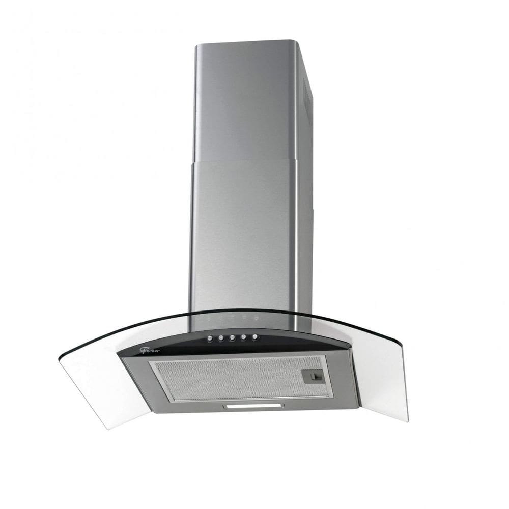 Coifa de Parede 60cm Vidro Fit Fischer 220V Inox