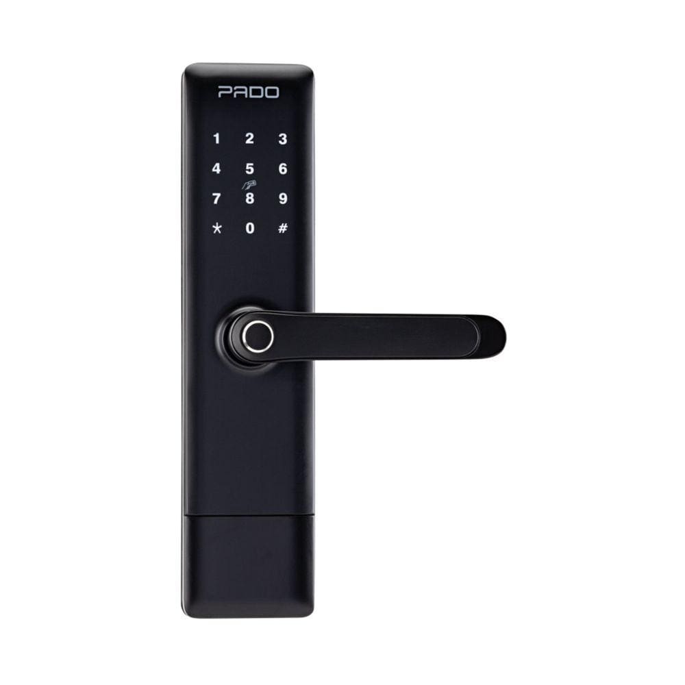 Fechadura Digital embutir 600w Waterproof Pado Preto