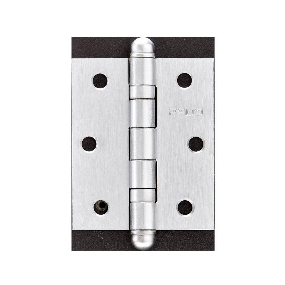 Dobradiça Aço Inox Escovado SM 3530 Prata
