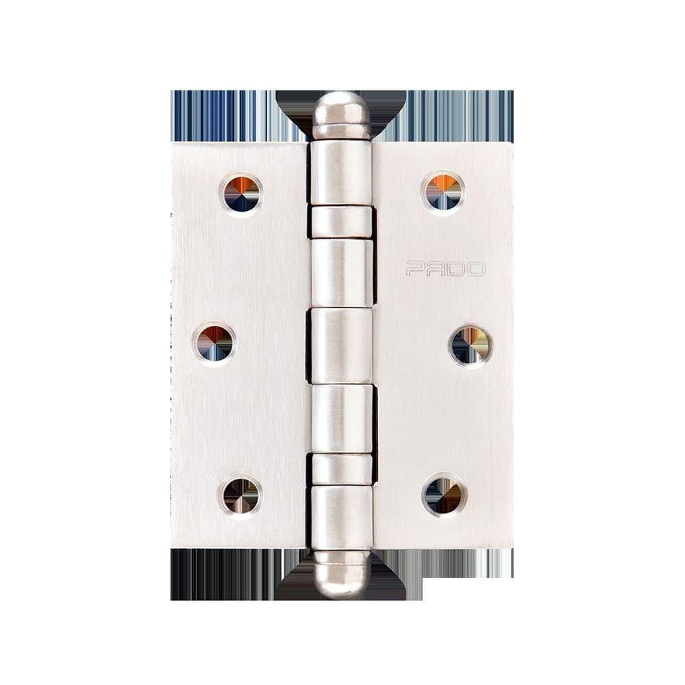 Dobradiça Aço Carbono SM 3025 Cromo Acetinado Prata