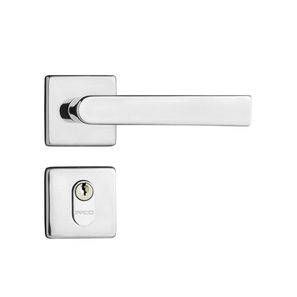 Fechadura Concept Roseta 414 Externa Cromado 55mm Pado