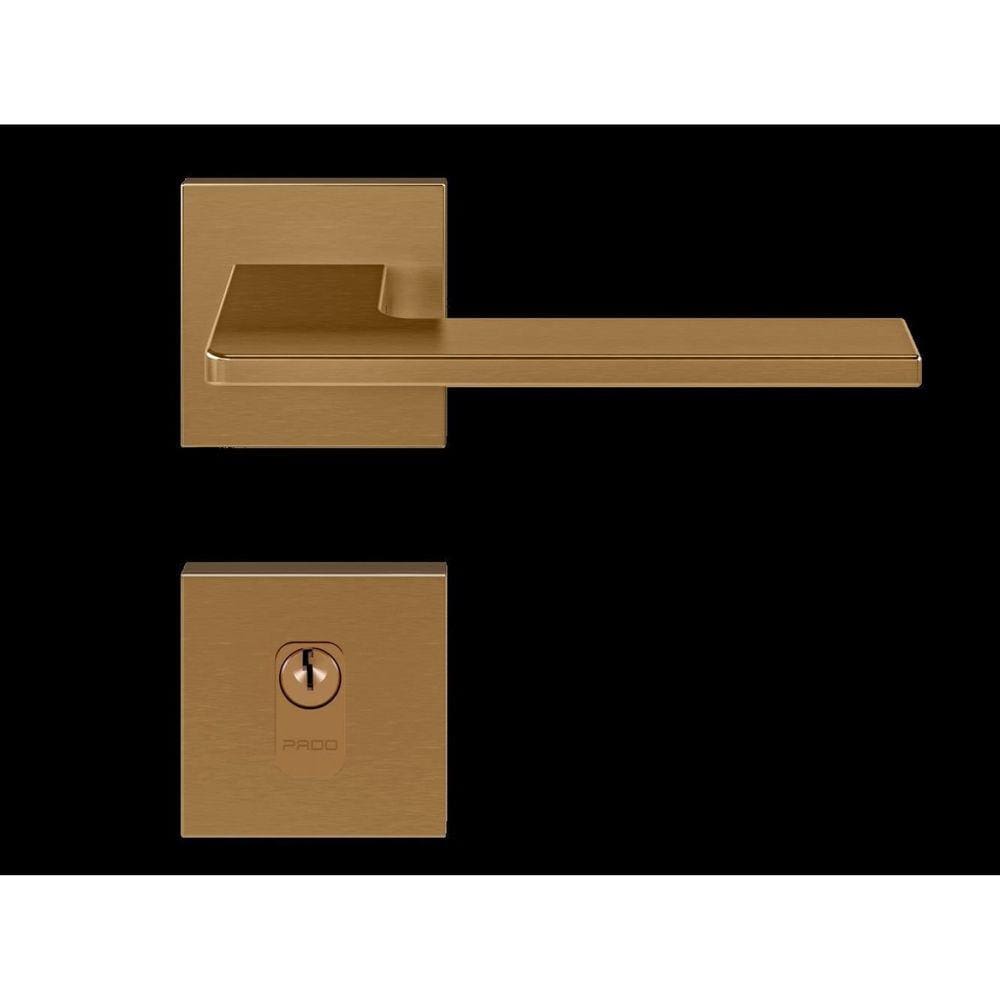 Fechadura em Zamac Roseta Quadrada 502-55 Externa Pado