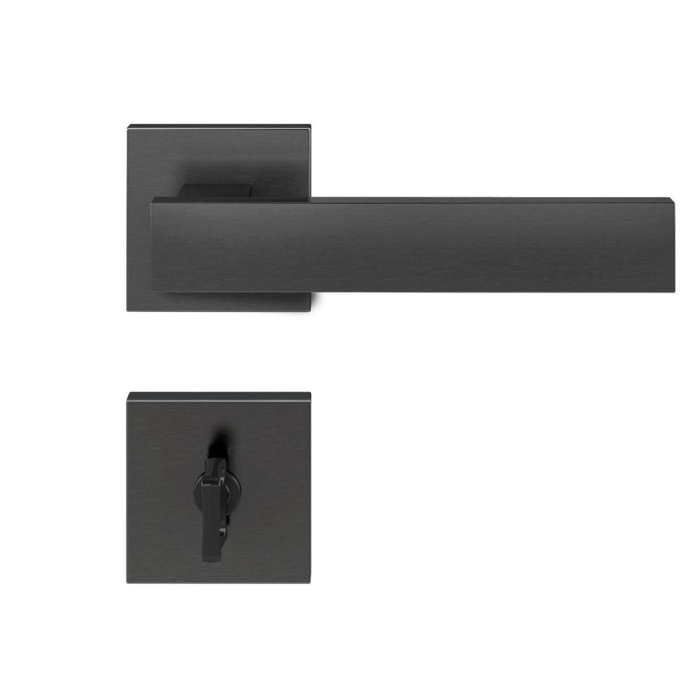 Fechadura em Zamac Roseta Quadrada 411-55 Banheiro Retro Pado