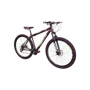 Bicicleta Troy 29 Mountain Bike Aro 29 Freio à Disco 21 Velocidades TK3 Track Bikes Preto Fosco