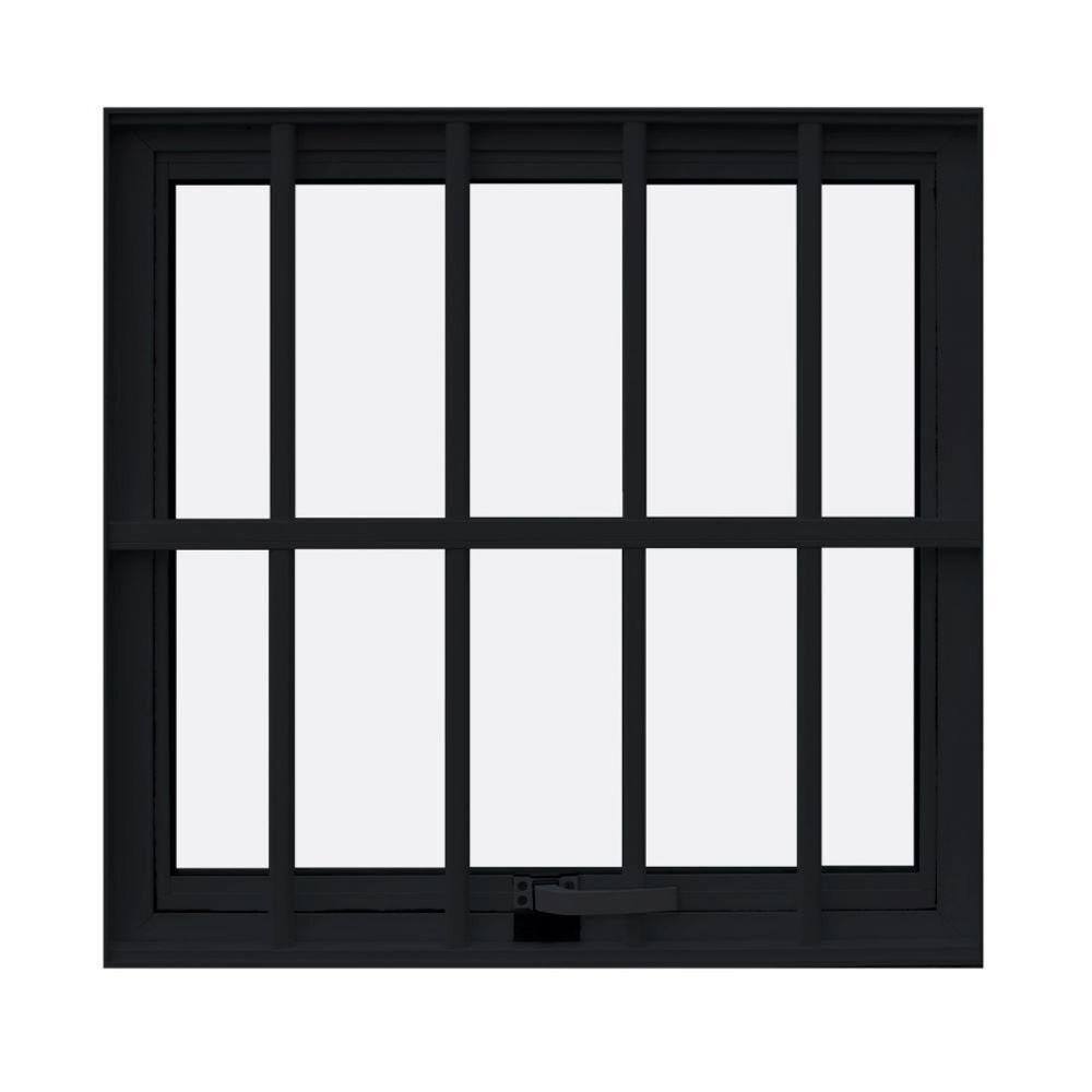Janela de Alumínio Maxim Ar 60x60cm Magnum Atlântica Preto