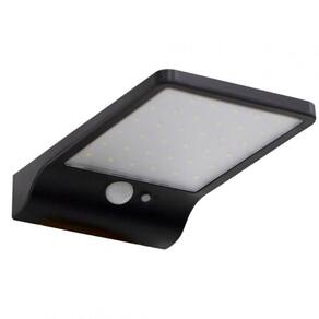 Arandela LED Solar Light 8W 6,5k IP44 18,1x11x3cm EXSL18126PTAR Bronzearte Preto