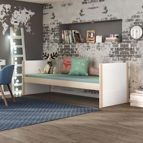 Cama Solteiro Garden com Elevação Casatema Marroml