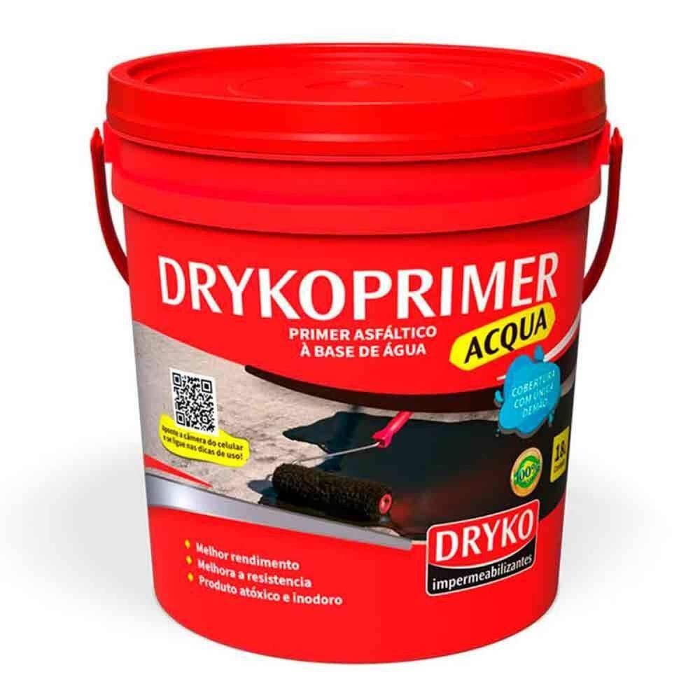 Primer para Mantas Balde 18L Drykoprimer Acqua Dryko Preto