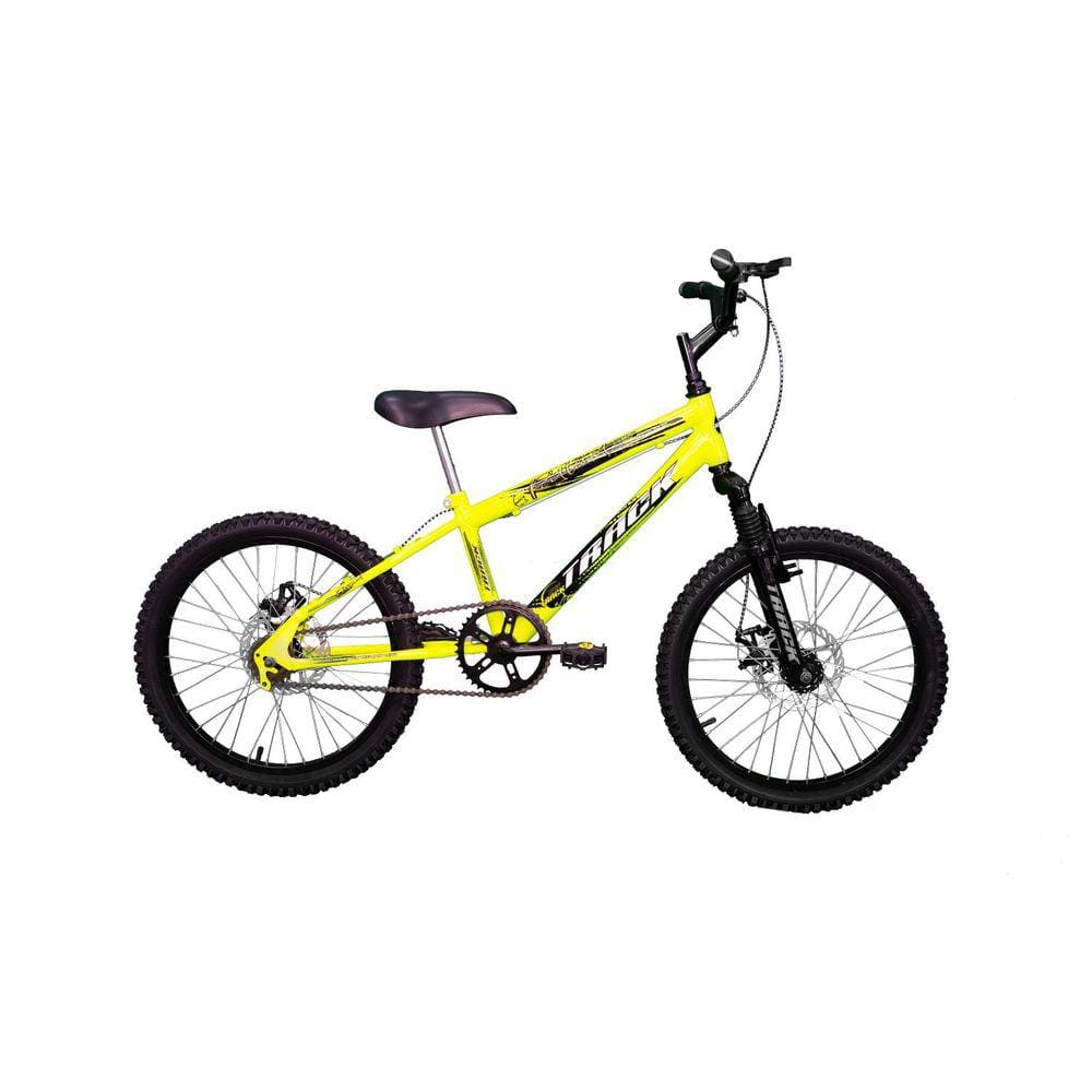 Bicicleta A20 Rittual Ferio a Disco Suspensão Dianteira TK3 Track Amarelo Neon