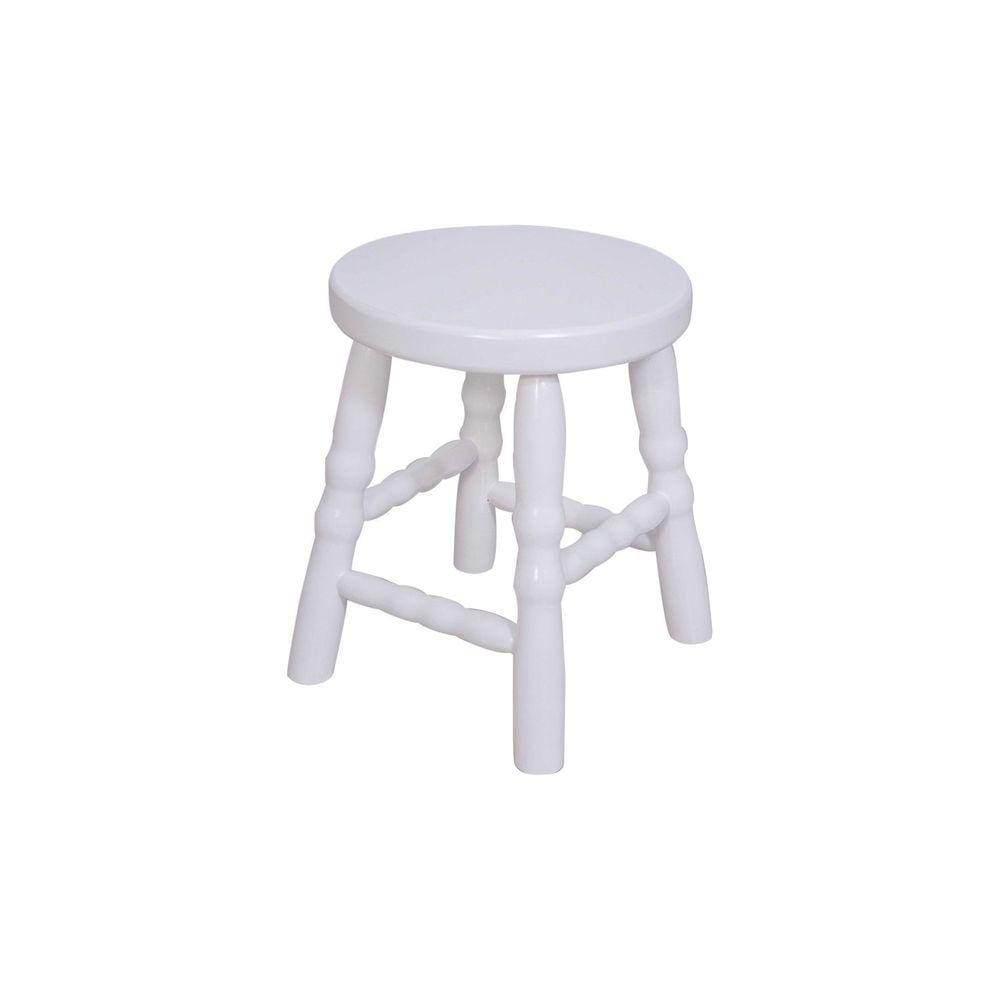 Banqueta Baixa 30cm Dalas Casatema Branco