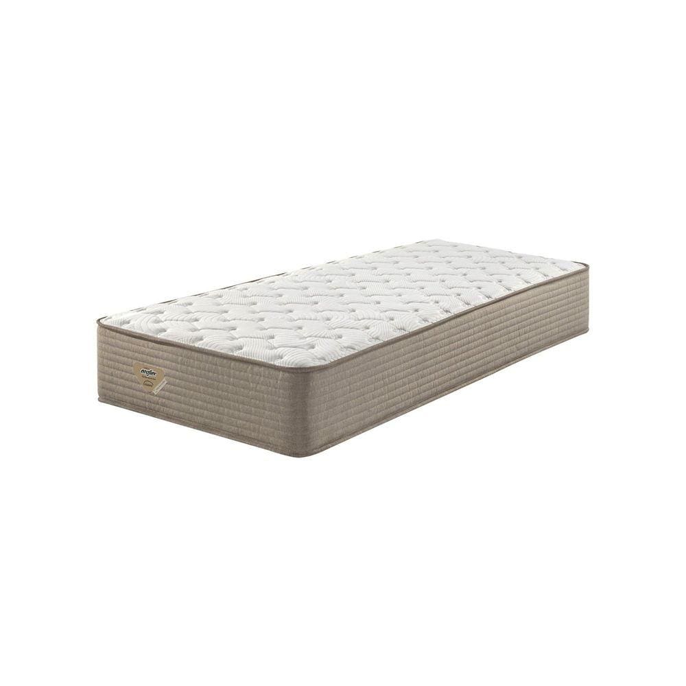 Colchão Solteiro Relax Duo Comfort Molas Ensacadas 88x188x30cm Ecoflex Bege