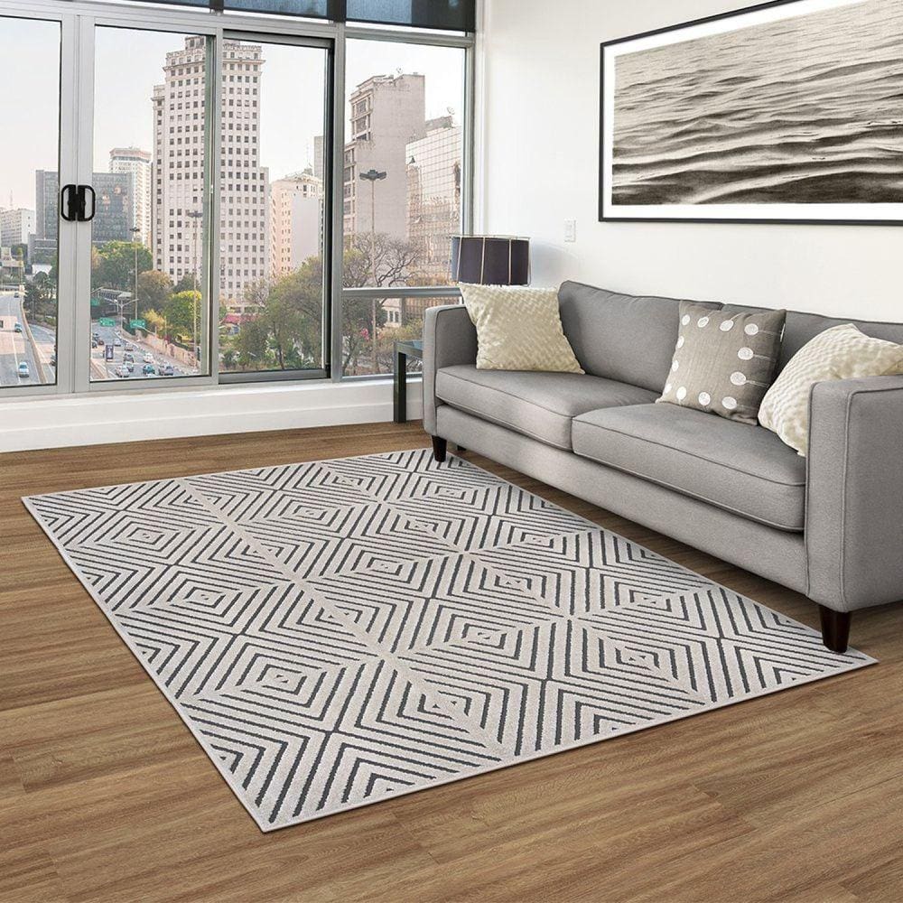 Tapete Chevron 150x200cm Tapetes São Carlos Quadros