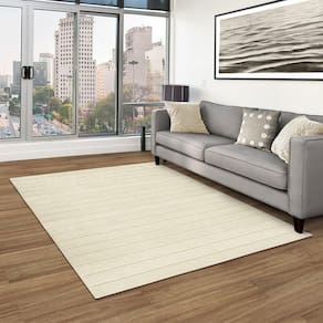 Tapete Chevron 150x200cm Tapetes São Carlos Bege