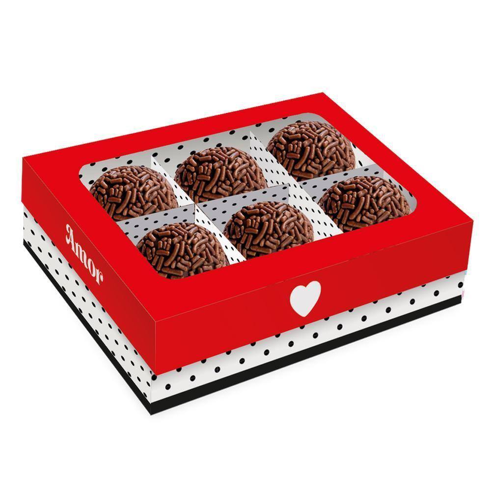 6 Und Caixa 6 Bombons Amor Festcolor