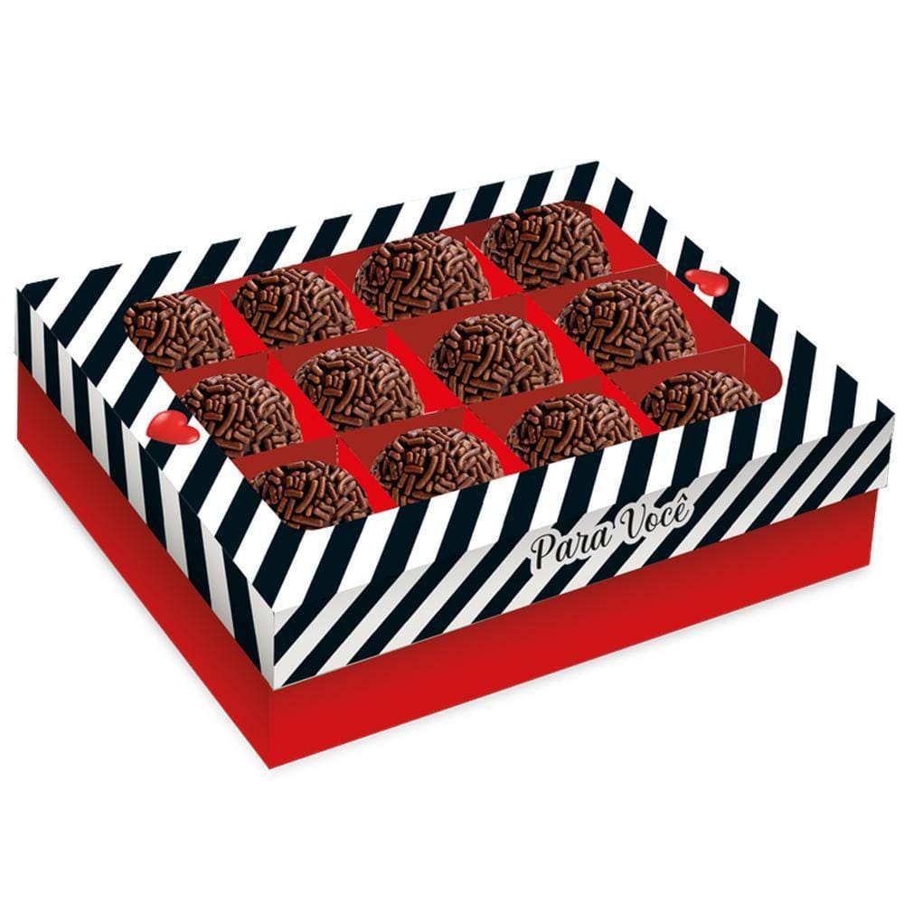 3 Und Caixa Porta 12 Bombons Amor - Festcolor