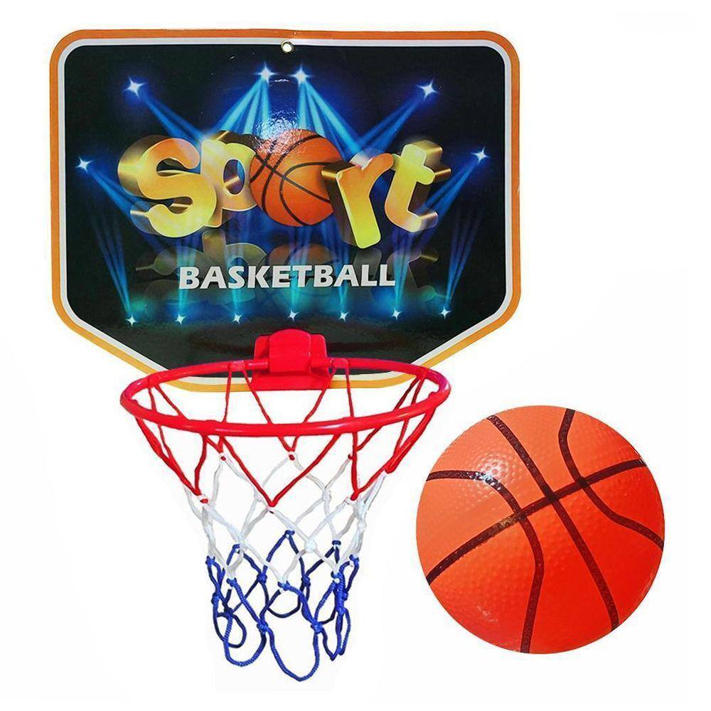 KIT JOGO DE BASQUETE MINI BASKET COM TABELA CESTA E BOLA