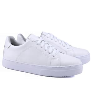 Tênis Feminino Casual Couro Cadarço Cano Curto Moda Mr. Gutt