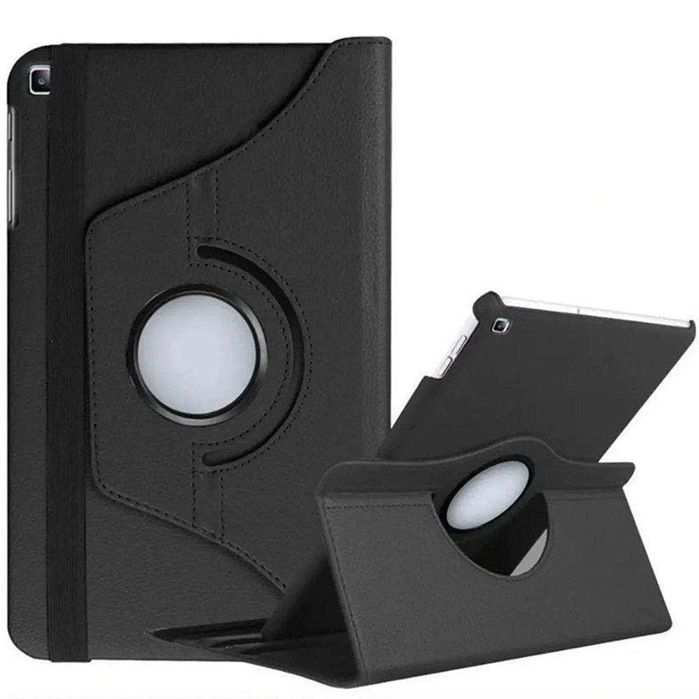 Capa Giratória Preta Para Tablet Galaxy Tab A 8.0` T290 T295