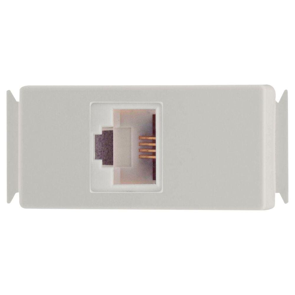 Módulo para Tomada de Telefone RJ11 Aria Branco Tramontina