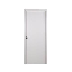 Kit Porta de Madeira Lisa 215x94cm com Batente de MDF Ultra 10cm Melamínica MGM Carvalho Alpha