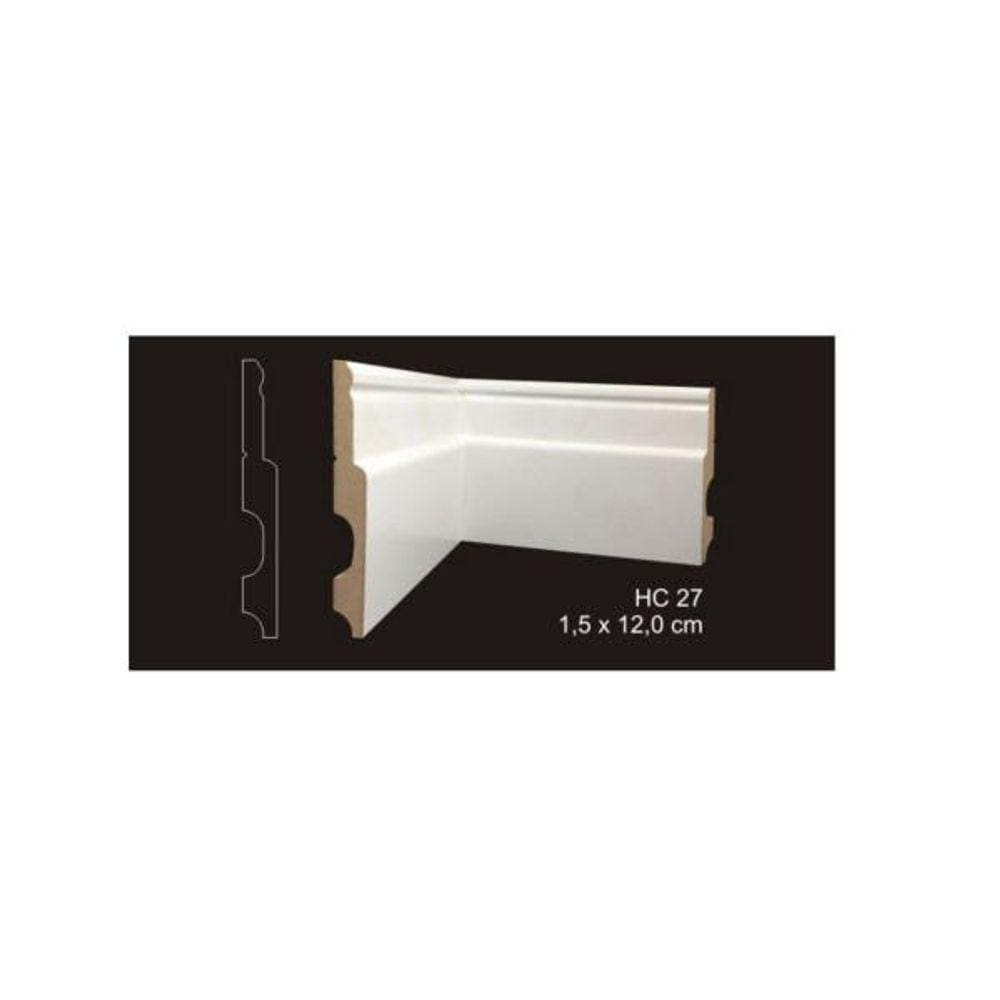 Rodapé Cavimad Com Passa Fio 15 X 120 - Hc27 15 Barras