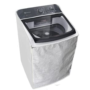 Capa Para Maquina de Lavar Electrolux LEC LEJ 13 kg 14 kg Ziper Branca