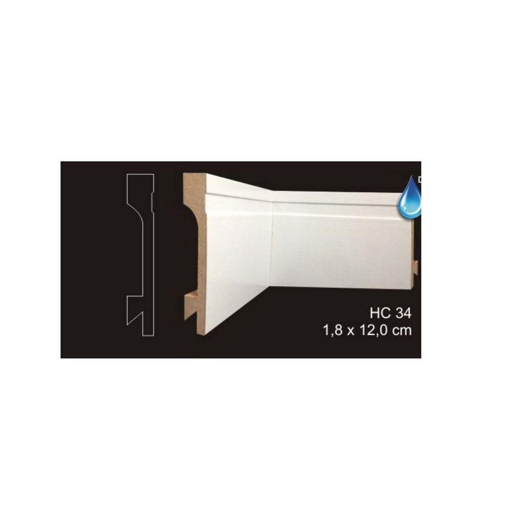 RODAPÉ CAVIMAD VERSÁTIL RECOBERTO 18 x 120 - HC34 3 BARRAS