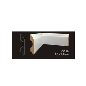 Rodapé Cavimad Com Passa Fio 15 X 80 - Cc26 9 Barras