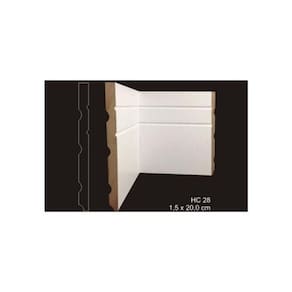 Rodapé Cavimad Com Passa Fio 15 X 200 - Hc28 6 Barras