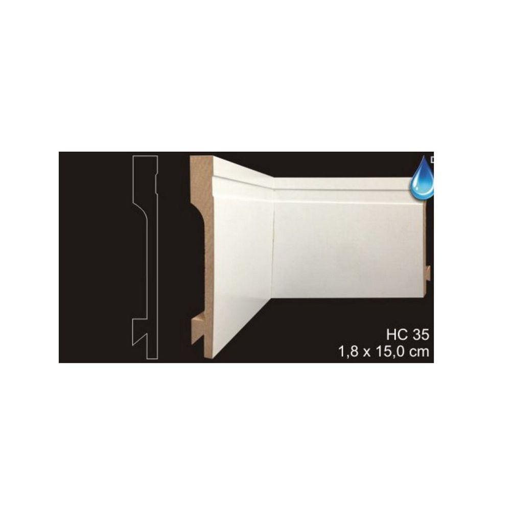 RODAPÉ CAVIMAD VERSÁTIL RECOBERTO 18 x 150 - HC35 1 BARRA