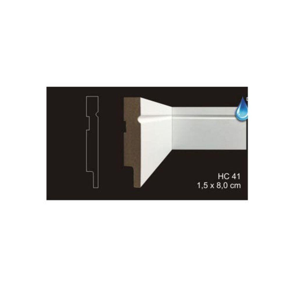 Rodapé Cavimad Com Passa Fio 15 X 80 - Hc41 15 Barras