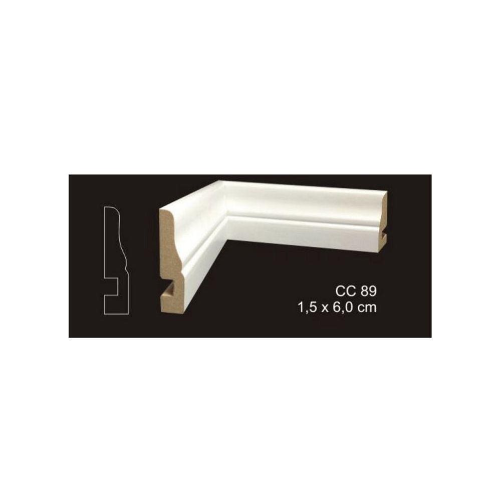 RODAPÉ CAVIMAD C/ PASSA FIO 15 x 60 - CC89 3 BARRAS