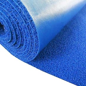 Capacho De Vinil Azul Claro Boldor 1,22X8m