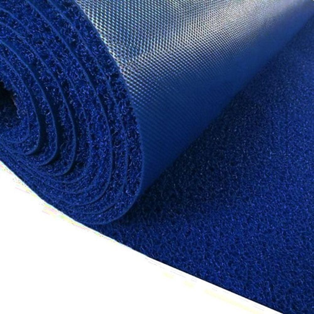 Capacho De Vinil Azul Escuro Kapazi 1,2X12m